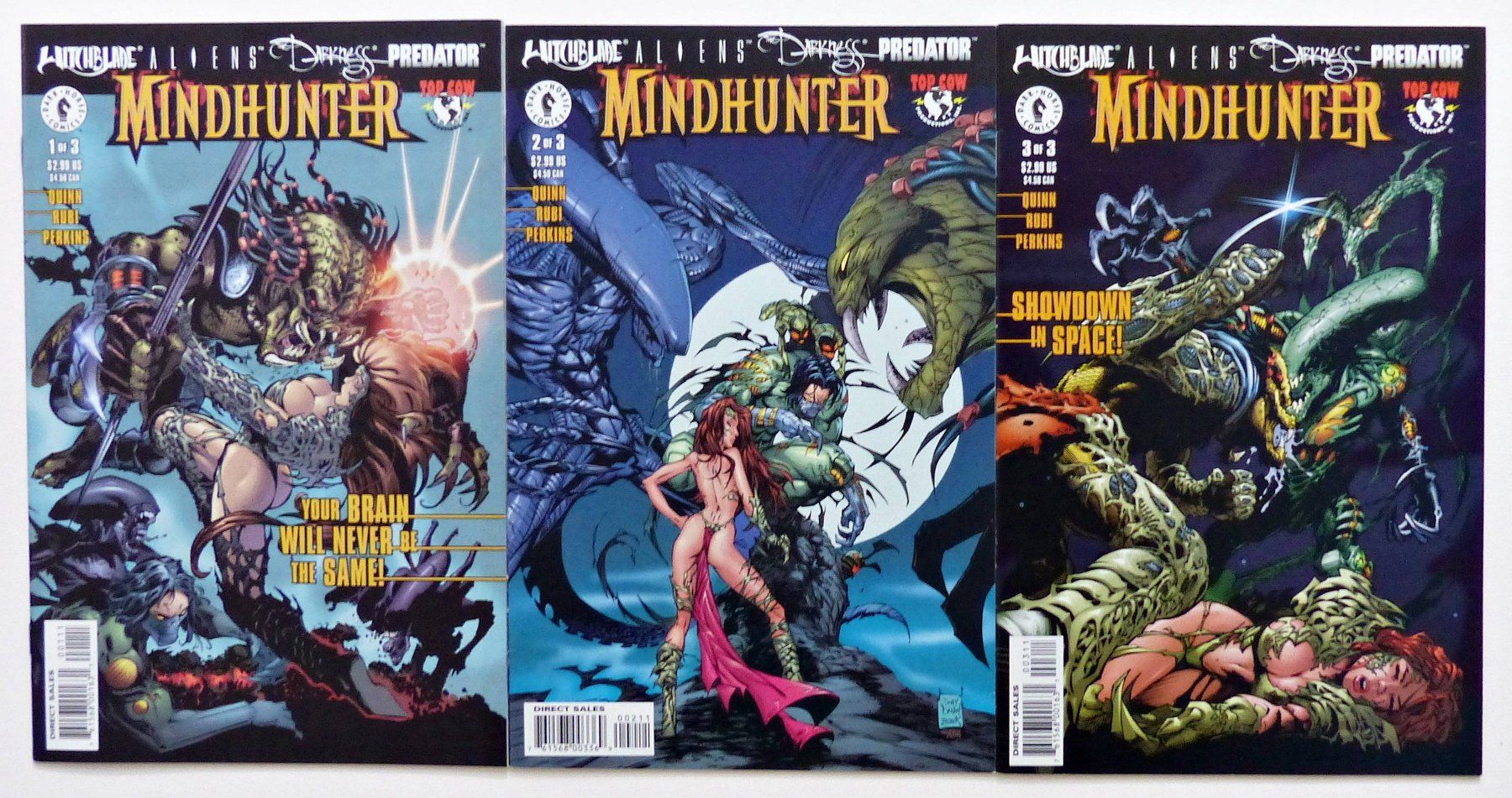 Fumetti: PREDATOR & ALIEN IN MINDHUNTER 1-3 COMPLETE STORY DH 2000 – Usato da Lugano venduto da YouWantUS