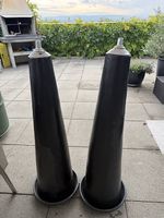 2 exklusive Design-Ölfackeln von Möbel Pfister  100 cm