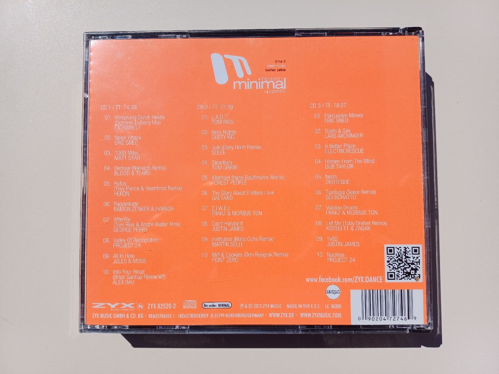 CD: The Best in Minimal - Update 6.0 - CDx3 – Usato da Begnins venduto da Drastic-Sound 1