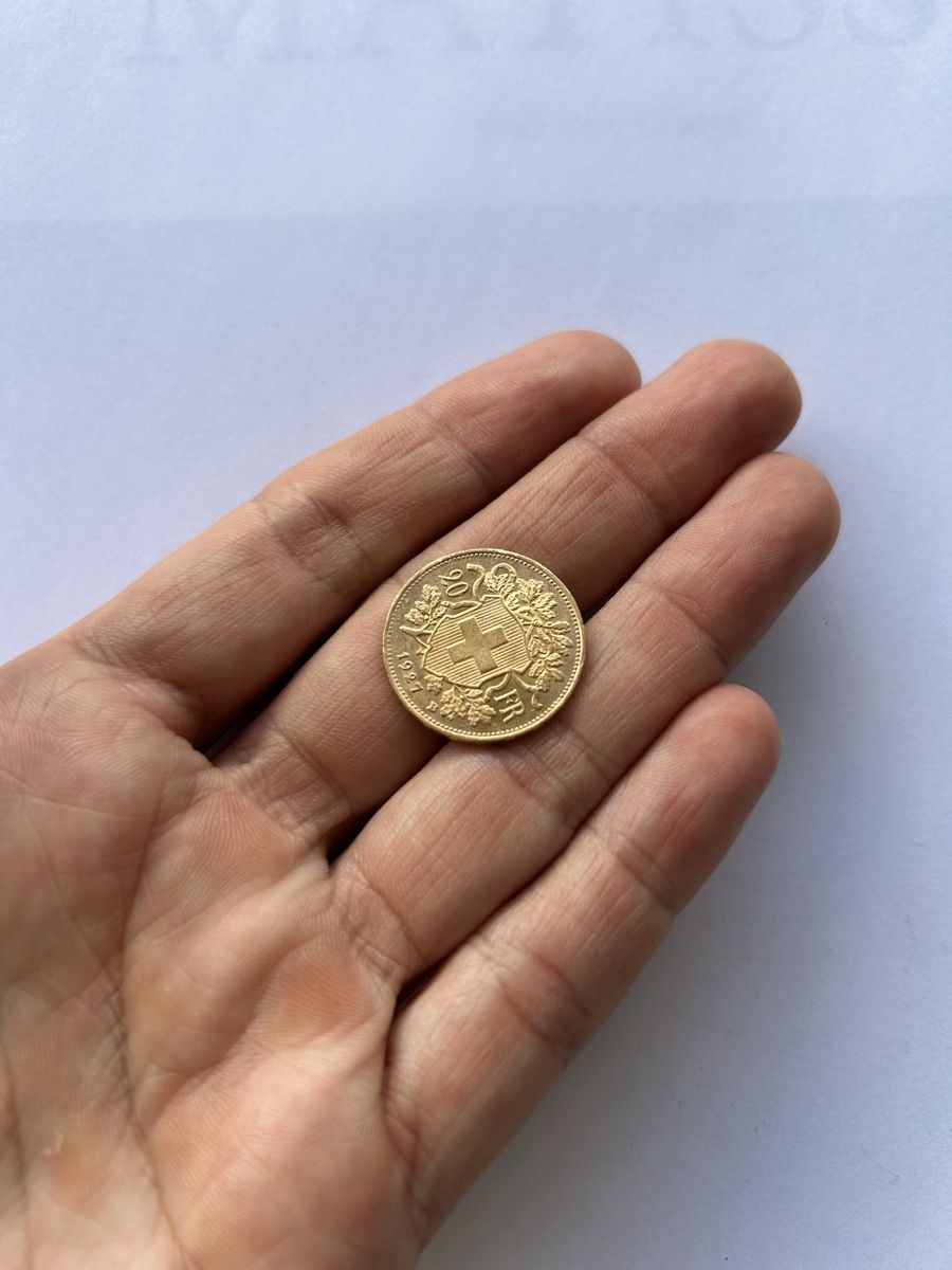 Tutti le monete: 20 franc suisse or 1927 – Usato da Grimisuat venduto da eliseba88 1