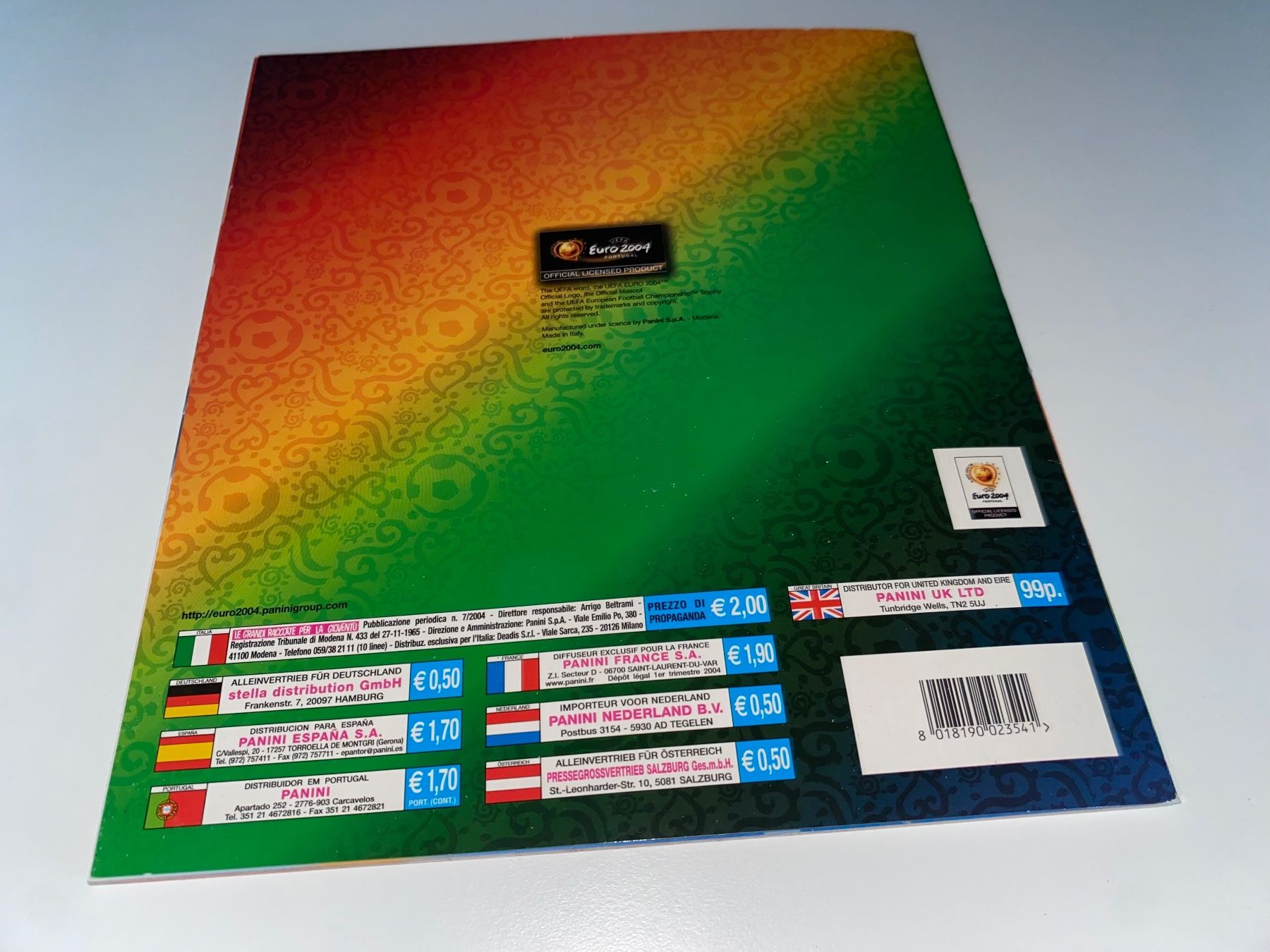 Panini Alben: Panini Leeralbum EM 2004. Mit Ronaldo. – Neu (gemäss Beschreibung) aus Hergiswil LU von FcMalkov 9