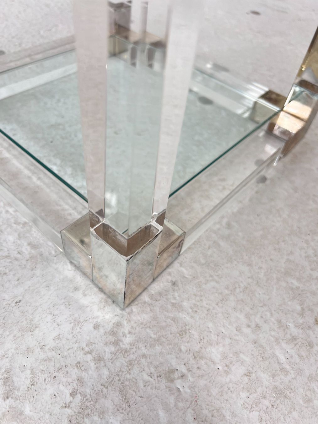 Tavoli: 80/90er Plexisäule - Blumentisch – Usato da Walzenhausen venduto da stilvollwohnen 4