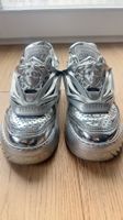Luxus Schuhe Org. Versace Odissea Sneaker 37 Medusa Metallic