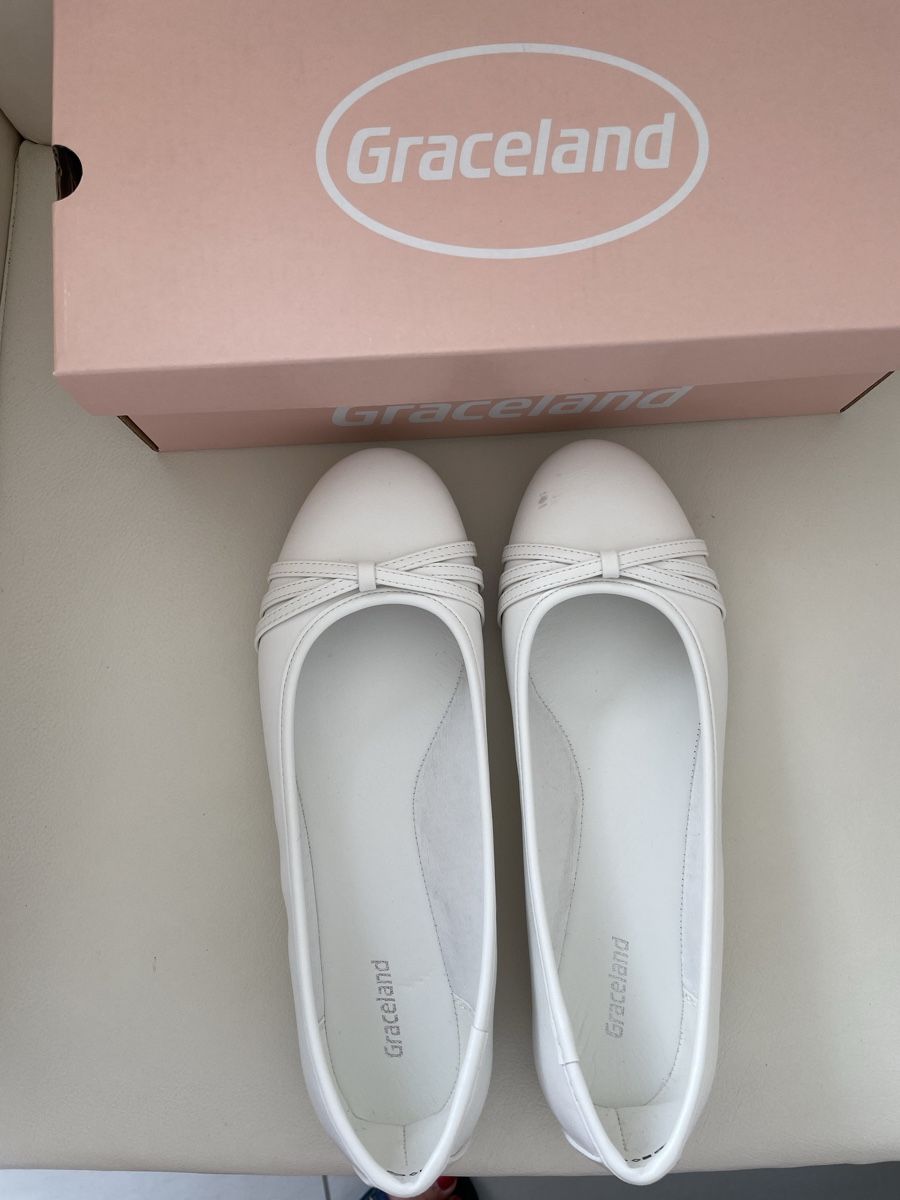 Graceland Damenschuhe: Weisse Ballerina 39 NEU – Neu und originalverpackt aus Rüti ZH von kar_xx9l 1
