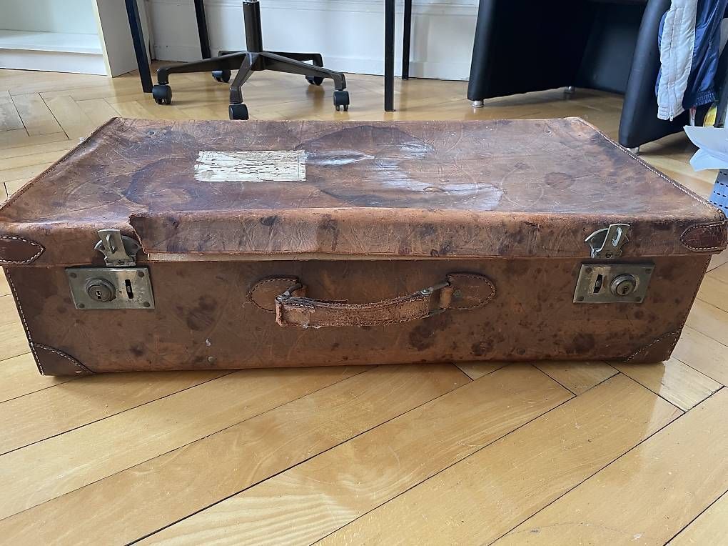 Valigie: Alter Leder-Koffer – Usato da Bern venduto da sil_b7py