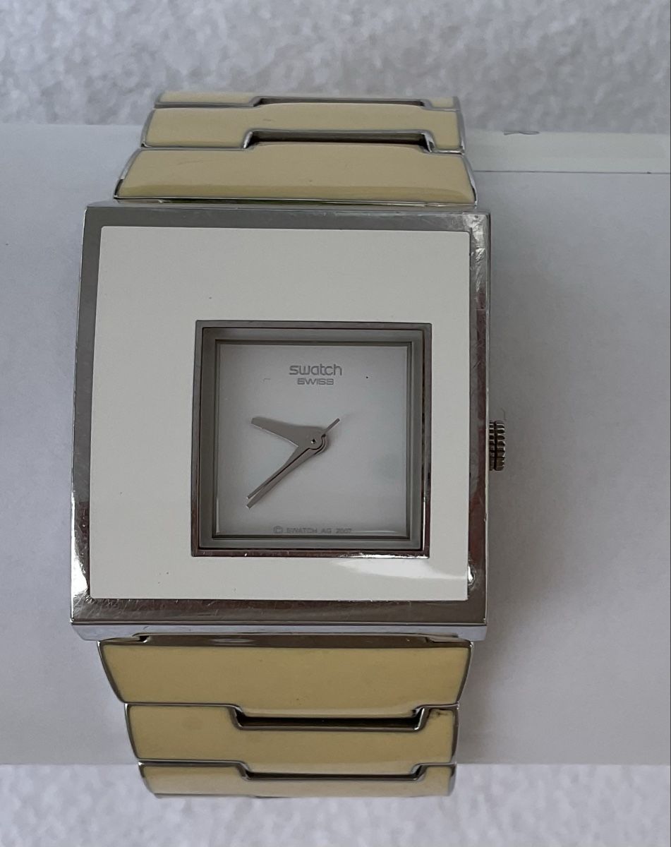 Swatch Orologi: Swatch Irony Square "Nata Pura" 2008 – Usato da Corseaux venduto da Mililaforet75