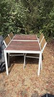 IKEA SJÄLLAND Gartentisch mit 4 Stühlen  inkl. Schutzhülle