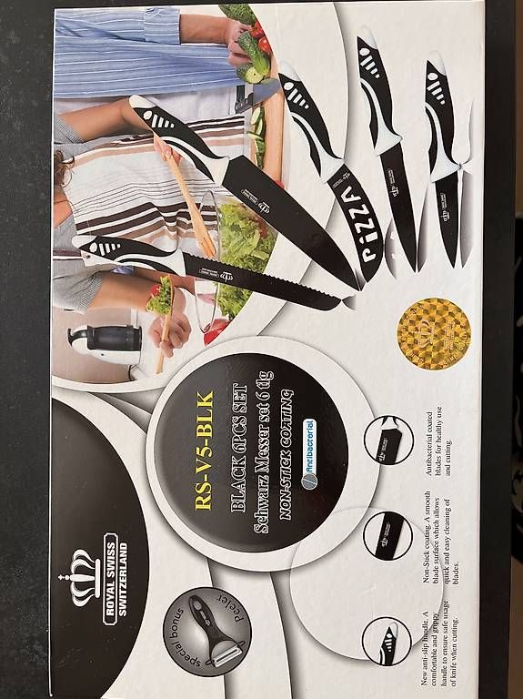 Coltelli: Set de 6 couteaux, Royal Swiss – Nuovo e nell'imballaggio originale da Vessy venduto da ongaros 1