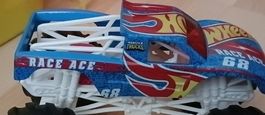 Hot Wheels Monster Trucks Race Ace 68 blau