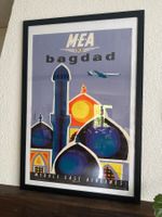 Plakat rar: MEA Bagdad, original! „auriac“
