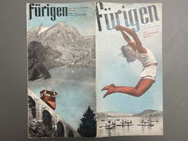 Fürigen über dem Vierwaldstättersee / Berg- Standseil-Bahn