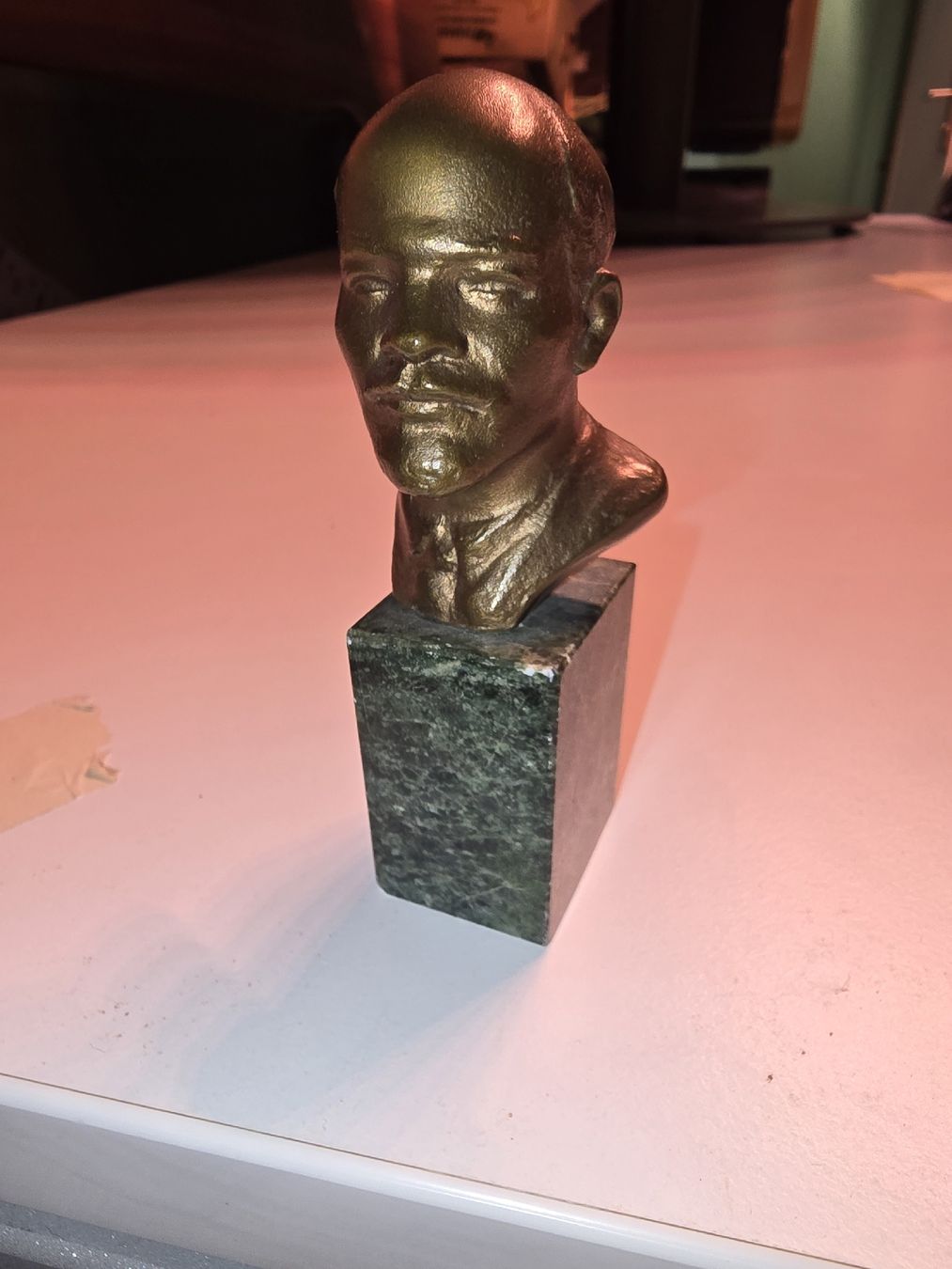 Statuette: Lenin Büste Bronze Granitsockel signiert – Usato da Wienacht-Tobel venduto da max_92rg 1