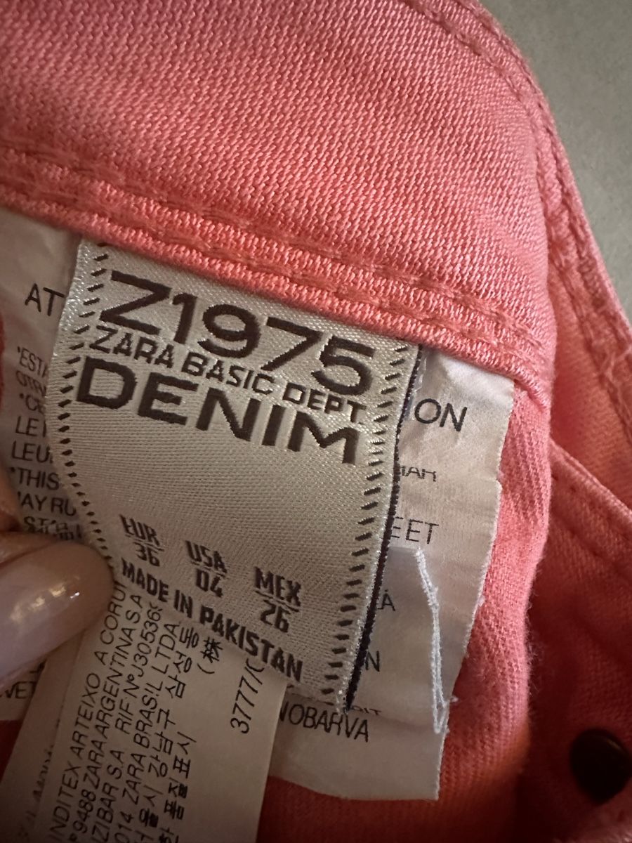 Zara Jeans: Zara denim lachsfarben Jeans Size 36 – Gebraucht aus Zürich von car_68nt 5