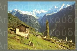 AK color Soglio GR Bergell,il paese, Bondascagruppe ≈ 1981
