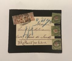 Rare! Carte postale ancienne Suisse - Timbres inclus