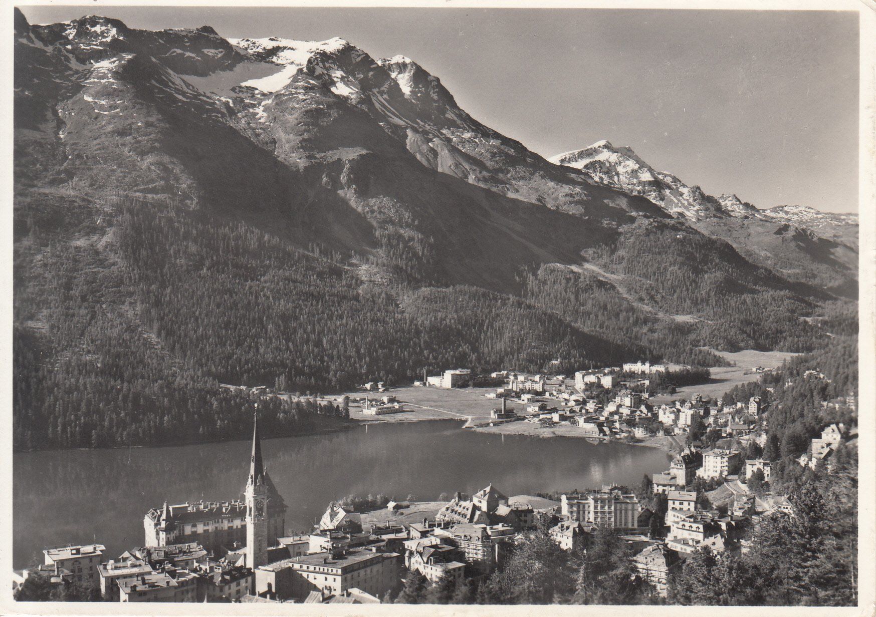 Cartoline postali: St. Moritz 1957 – Usato da Bürglen TG venduto da StampGraf