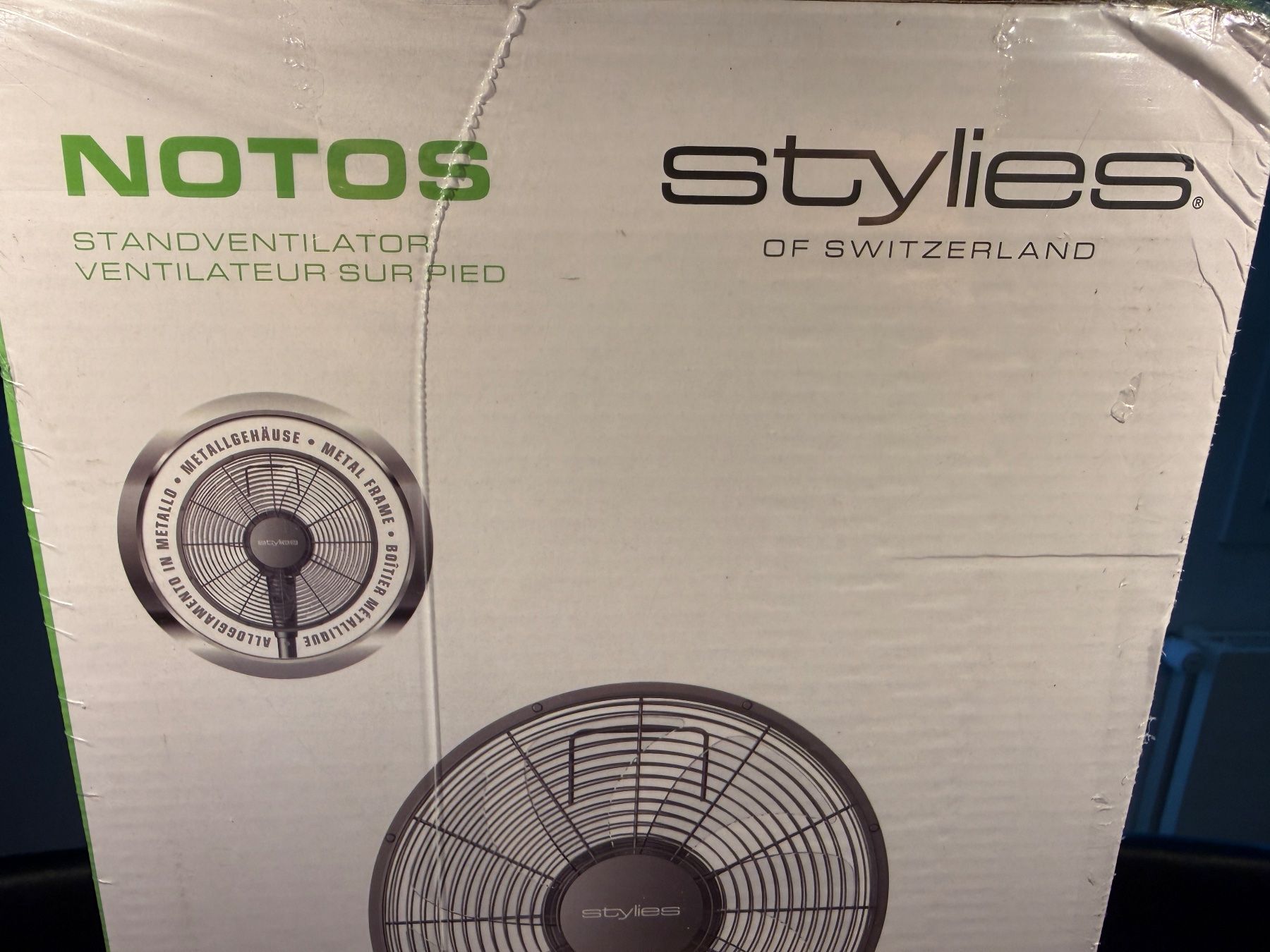 Ventilateurs: Standventilator Notos 34cm Metallgehäuse, Originalverpackt – Neuf avec emballage d'origine à Brunnen par Gwertsch 2