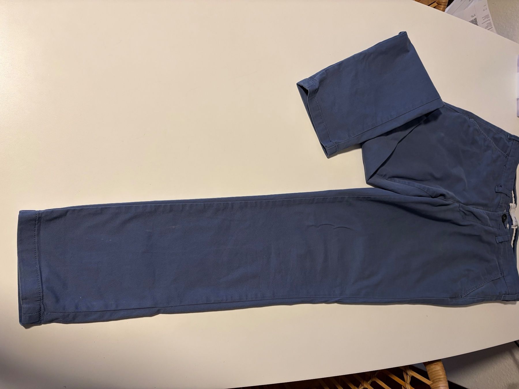 Pantaloni: Hose Männerhose Blau – Usato da Neuhausen venduto da Jeff. 1