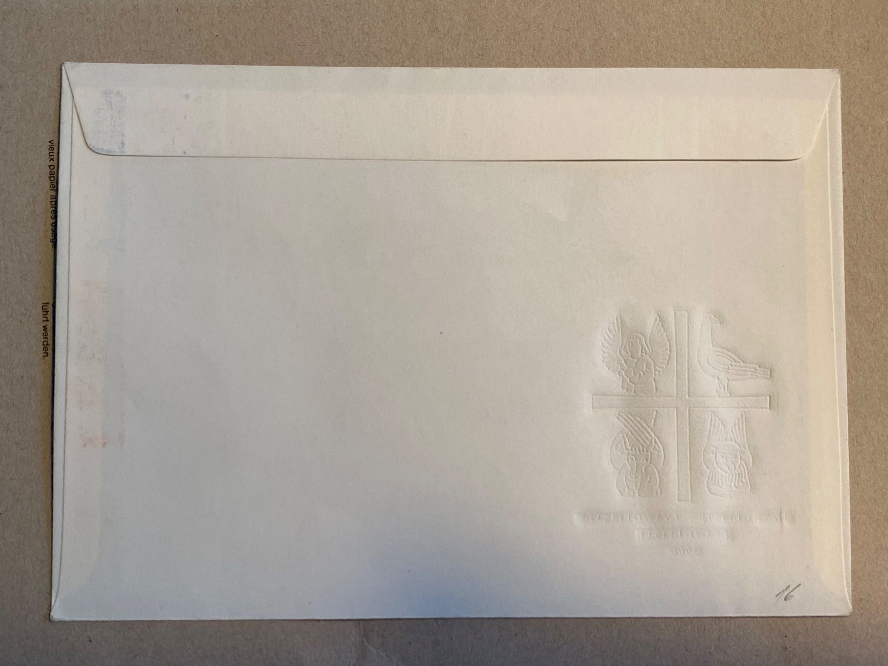 Tutti i francobolli: 381-384, FDC adresslos – Usato da Aarau venduto da hilde47 2