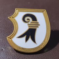 KW1 - Pin schönes Kantonswappen Kanton Wappen - Basel-Stadt