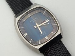 Vintage DELVINA Automatik Herrenuhr läuft