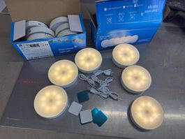 Nachtlicht Bewegungsmelder Akku USB Magnetisch 12Stk