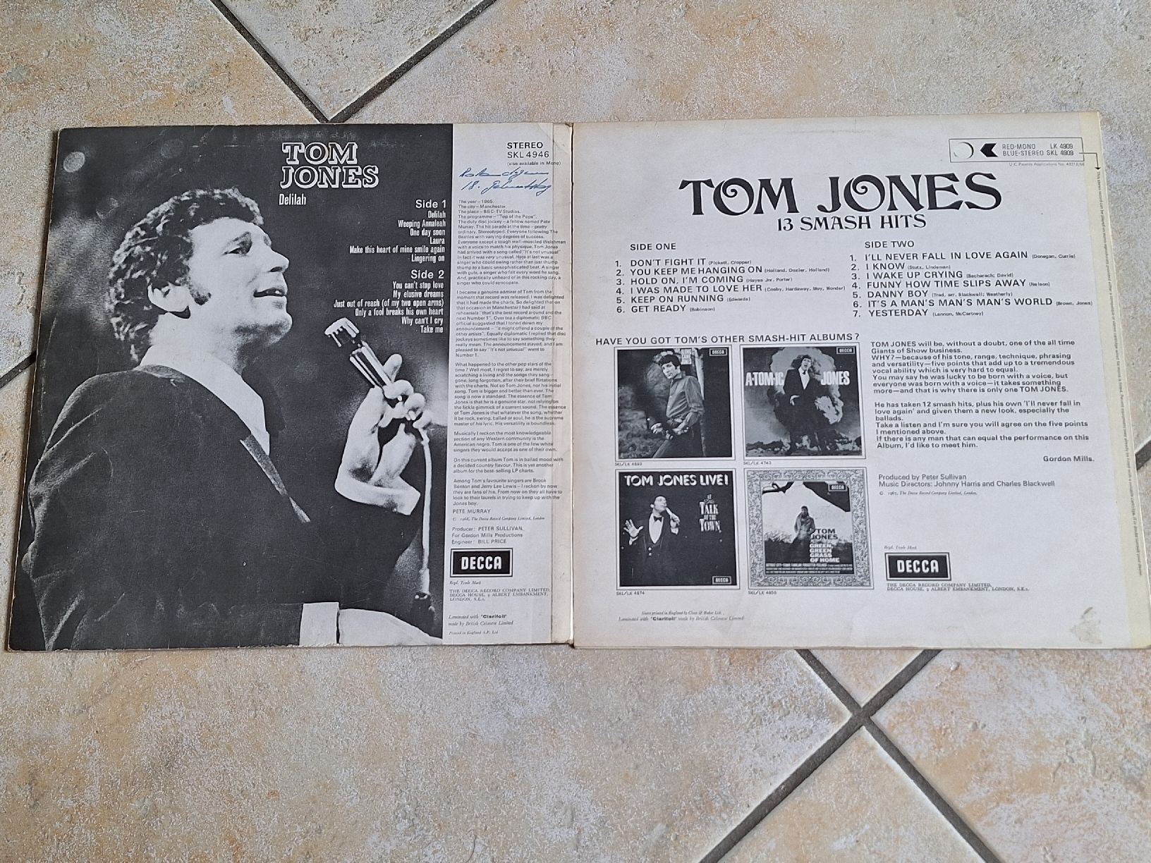 Schallplatten: 2 LP's von Tom Jones (1968) – Gebraucht aus Rheinfelden von Cleopatra2000 1