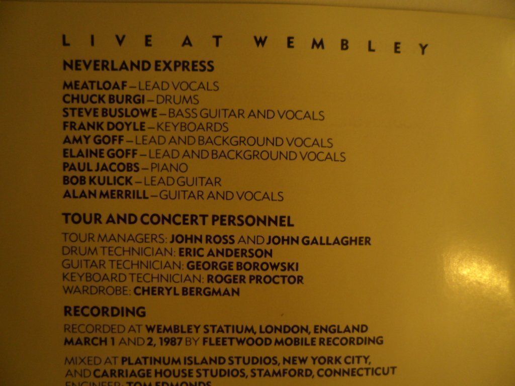 CD: MEAT LOAF  Live – Usato da Langnau i. E. venduto da mar_hw58 1