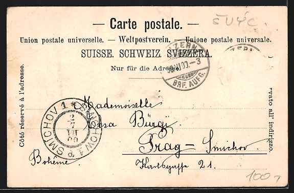 Cartoline postali: AK Luzern, Dampfer am Hafen, 1900 – Usato da Berlin venduto da bartko-reher 1