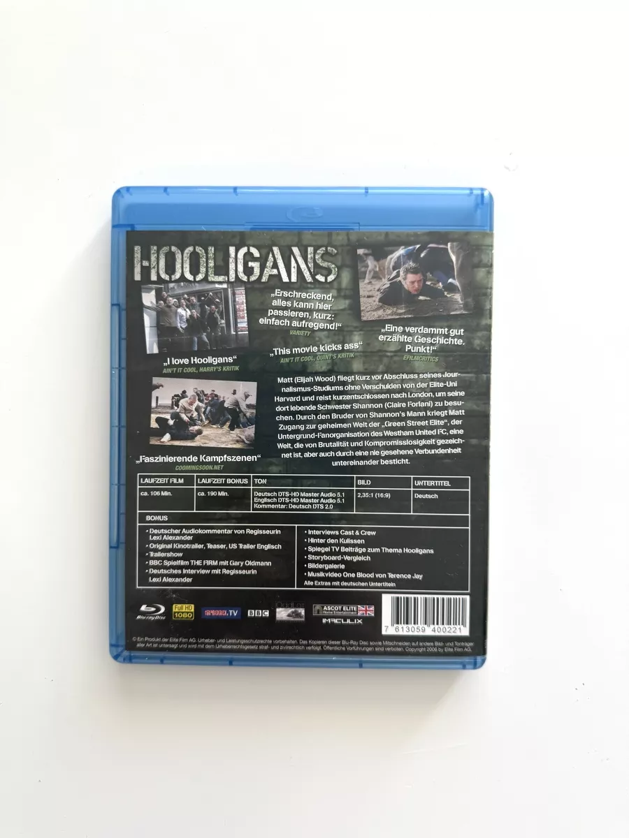 Alle DVDs: Hooligans Blu-ray (2005) DE ENG  – Gebraucht aus Couvet von Aura_aura 2