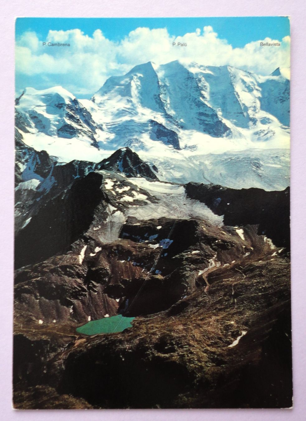Cartoline postali: Diavolezza mit Piz Palü – Usato da Fétigny venduto da Billy2miny