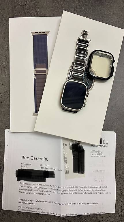 Smartwatch: Apple Watch Ultra 2 Titan – Gebraucht aus Aarburg von Patkatze