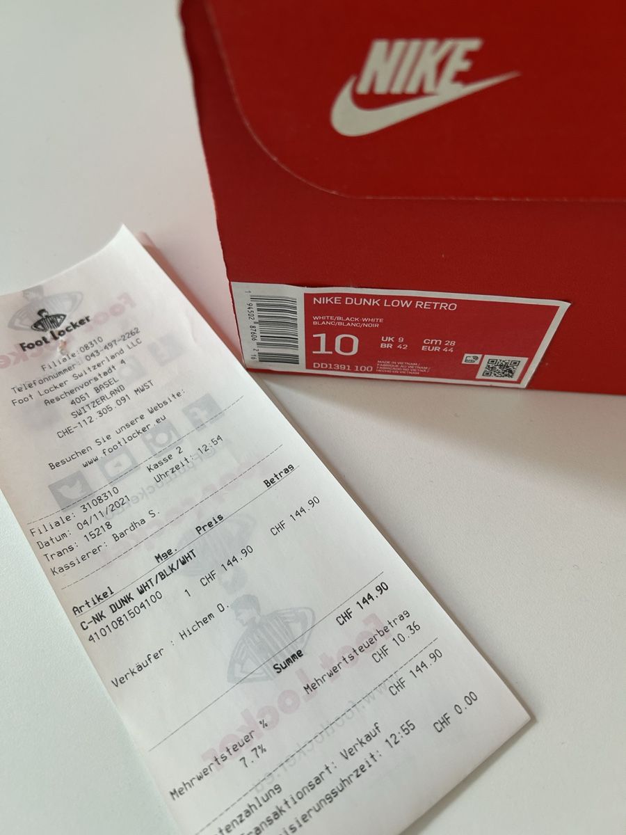 Nike Herrenschuhe: Nike Dunk Low Panda – Neu und originalverpackt aus Gockhausen von pierrezhh 3