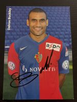 Signierte Karte Delron Buckley FC BASELd