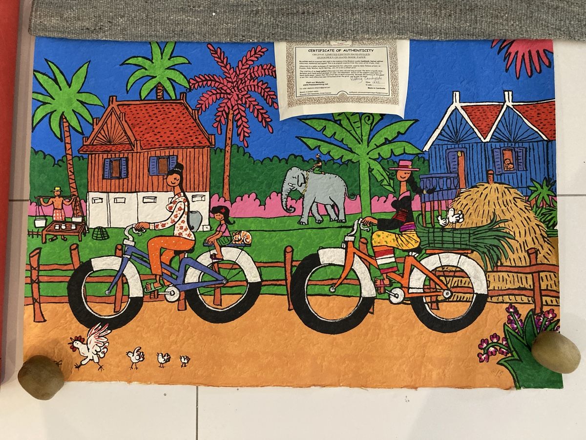 Dipinti: Disegno della Cambogia – Nuovo (secondo la descrizione) da lugano venduto da Orsetta