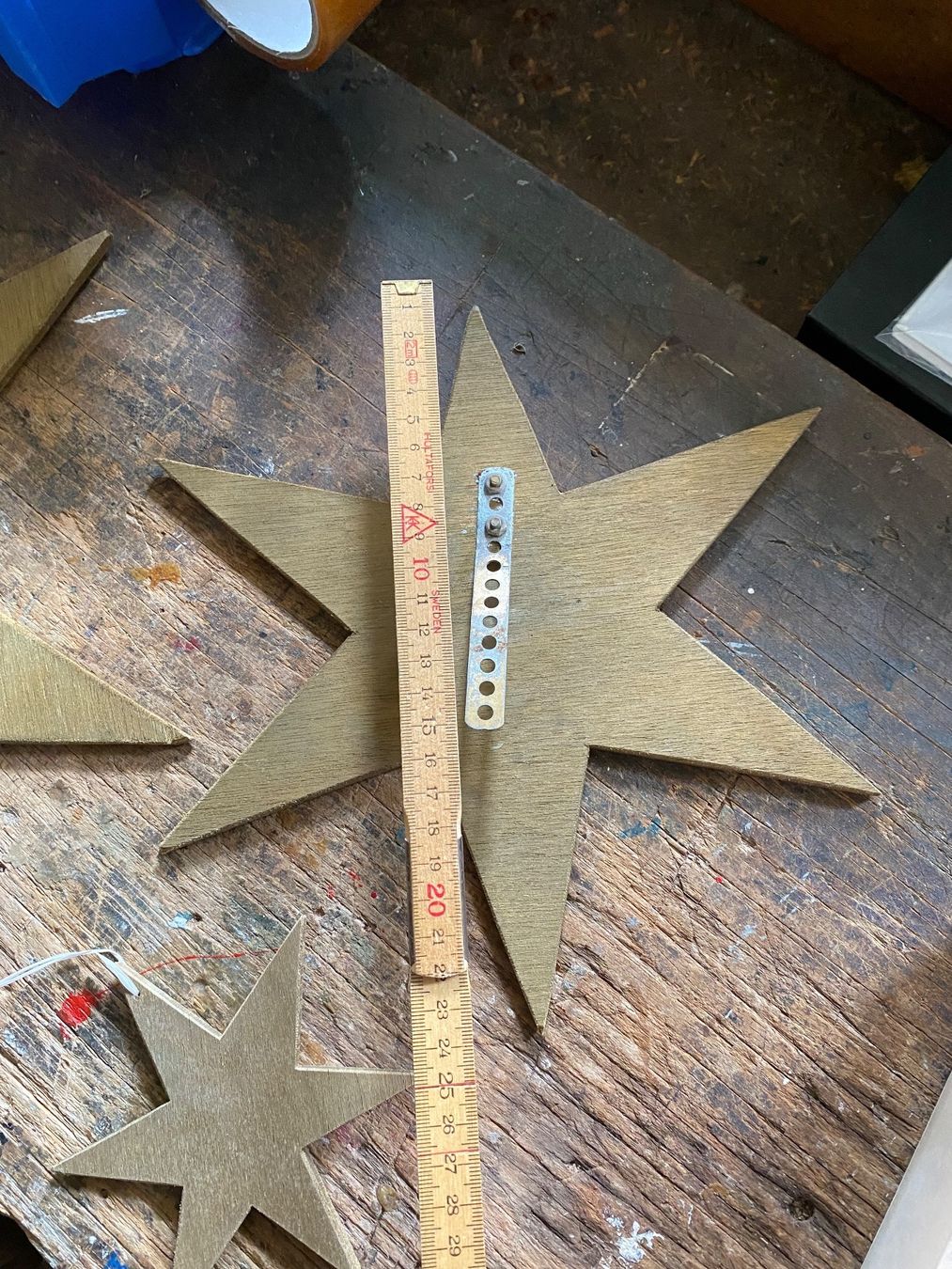 Articoli in legno: Fensterladen deko Holz Sterne – Usato da Langenthal venduto da flower101 7