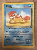Pokémon Karte Krabby 51/62 Fossil Serie gebrauchter Zustand