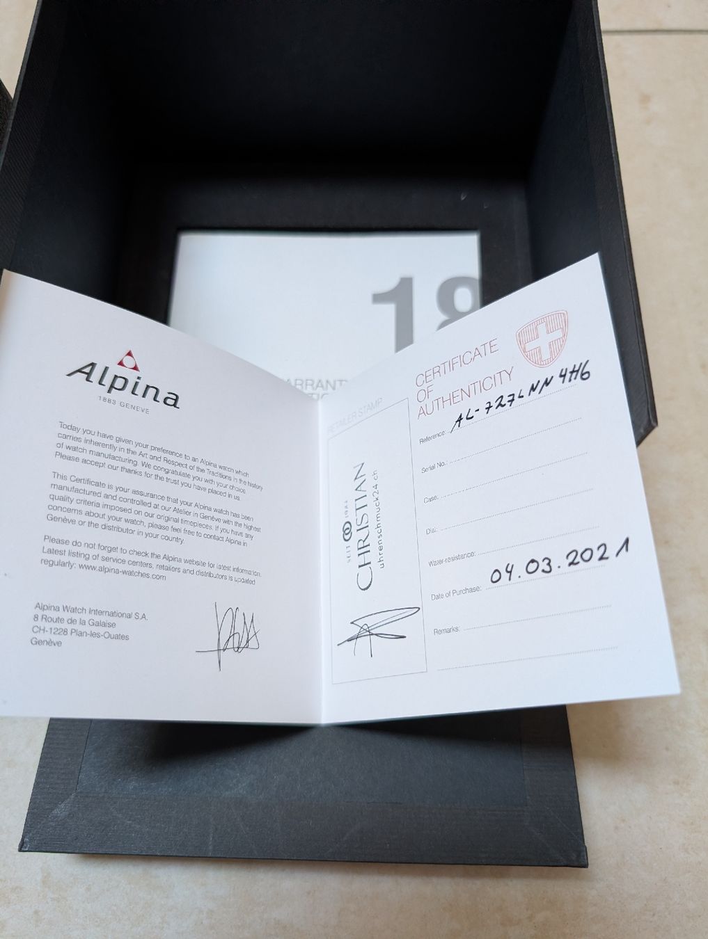 Alpina Orologi: Alpina Startimer Pilot Heritage Automatic – Usato da Berikon venduto da summifly 3