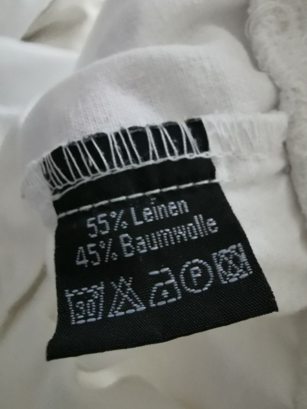 Pantaloni: Chicoree weisse Hose Gr. L  – Usato da Glattbrugg venduto da riseca 5