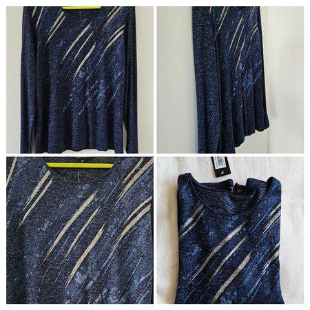 feiner Pulli blau Gr. 38 - Gabriella K. - Spendenaktion