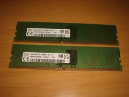 2 Stück 8gb ddr4 3200. Details siehe Bildern.
