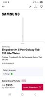 Eingabestift S Pen Galaxy Tab S10 Lite Weiss NEU