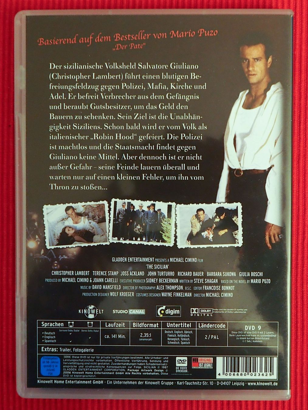 Tutti i DVDs: Der Sizilianer / Christopher Lambert – Usato da Chur venduto da big_5zx8 1