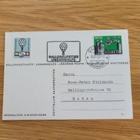 Ballon Flug Olten Baden 1956