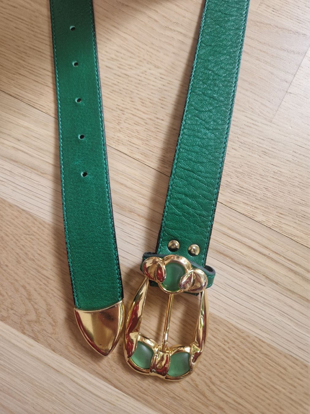 Cinture: Vintage leather belt, M – Nuovo (secondo la descrizione) da Denges venduto da elo_2zgb 2