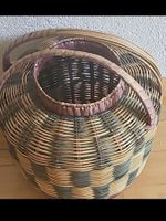 Corbeille vintage en osier, idéale pour vos récoltes!