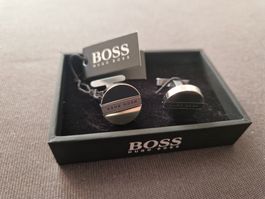 Boutons de manchette Hugo Boss neufs - Élégance assurée!