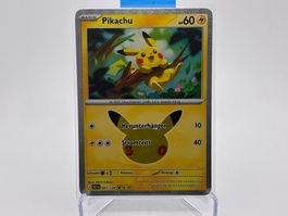 30 Jahre - Pikachu  (30C 41) - DE