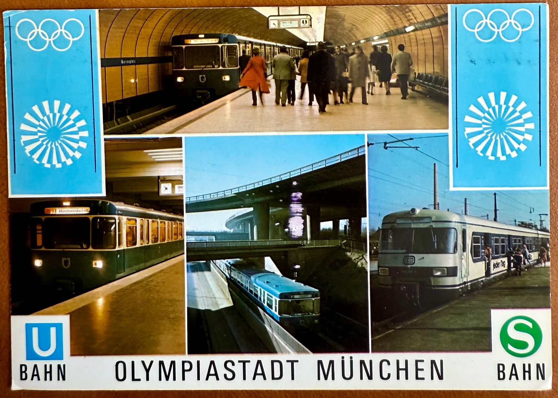 Cartes postales: München - Olympiastadt - Bahn 1972 – D'occasion à Lutry par Ediego