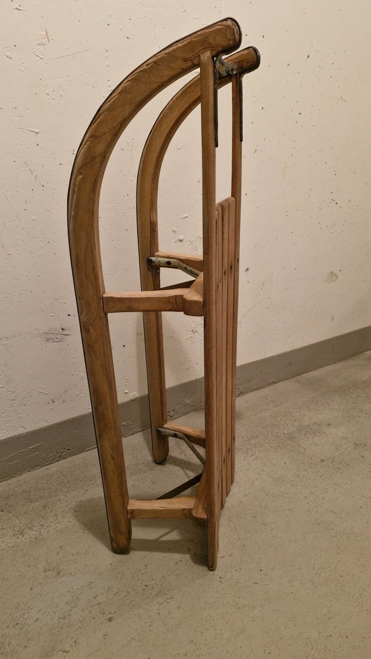 Slitta: Holz Schlitten ca. 95 cm – Usato da Oberbüren venduto da Eisenherz1900 1